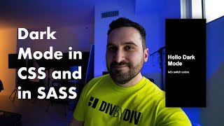 Dark Mode in CSS and in SASS Crash Course [upl. by Aecila699]