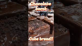 Chocolate bomb cube bread shorts japan koreacafe pinoy [upl. by Eisoj794]