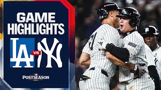 Dodgers vs Yankees World Series Game 4 Highlights 102924  MLB Highlights [upl. by Merritt752]