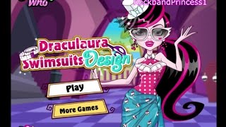 Monster High Cartoon Game  Monster High Dress Up Games [upl. by Annoerb]