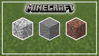 The Ultimate Guide to Granite Andesite and Diorite in Minecraft [upl. by Rediah]