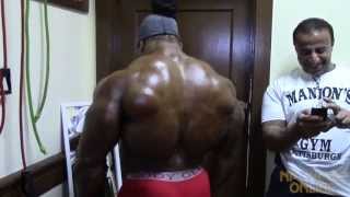 Kai Greene Backstage at the 2013 NPCIFBB Pittsburgh Championships [upl. by Wightman104]