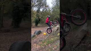 Trials crash bumpy Birstall  the slab [upl. by Idieh]