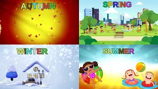 quotSing Along with the Seasons Spring Summer Autumn Winterquot🌸🌞❄️summer spring winter autumn [upl. by Adnesor]