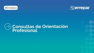 Erretips ¿conocés las Consultas de Orientación Profesional [upl. by Boiney]