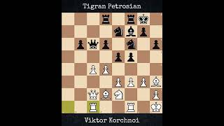 Viktor Korchnoi vs Tigran Petrosian  Candidates Quarterfinal 1977 [upl. by Eanore]