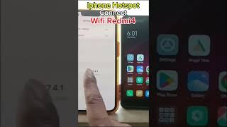 Iphone Hotspot Connect To Android Phone Wifi💯 shortvideo [upl. by Avilla]