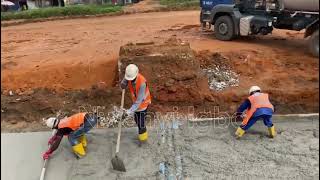 GOV OTTI PORT HARCOURT ROAD ABA CONSTRUCTION 🚧 FINISHING 📅  JULIUS BERGER SPEEDS UP WORK [upl. by Ro705]