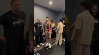 STARS OUTFIT pt123 Cristiano Ronaldo outfit with Ngannou at PFL 2024 FashionPlace StarsOutfit [upl. by Gilberta]