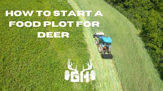 Whitetail Strategy  Starting a Food Plot How To  GUNNAR HANSON [upl. by Adniles]