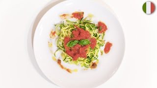 Spaghetti di zucchine  Tutorial VisualFood [upl. by Ralph30]