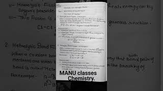 BSC Chemistry Homolytic and heterolytic fission [upl. by Willmert]