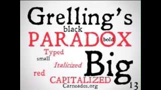 Grellings Paradox [upl. by Emmanuel]