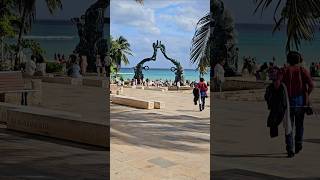 Parque Los Fundadores Playa del Carmen Mexico tropical Caribbean jungle city beach life travel sun [upl. by Panaggio]