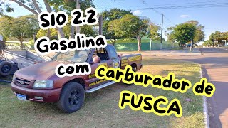 DE Injeção PARA carburador S10 22 gasolina 97 [upl. by Lleral]