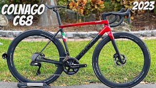 NEW 2023 COLNAGO C68 ALL FEATURES SHOWN REAL WORLD WEIGHT [upl. by Ikkaj]