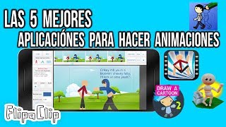 TOP 5 APLICACIONES PARA HACER ANIMACIONES [upl. by Ragen]