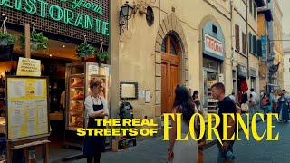 The Real Florence Italy Walking Tour  4K [upl. by Amethyst944]