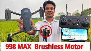 998 MAX Drone Camera Unboxing 🔥998 max drone camera test  998 Max Drone range test Water Prices [upl. by Rosie]