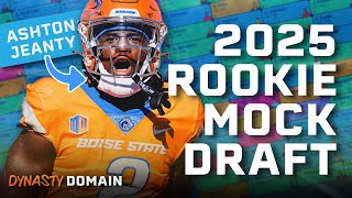 2025 Dynasty Rookie Mock Draft STACKED Class [upl. by Albin215]