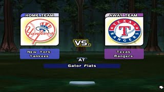 Backyard Baseball 2005  Season 2022  AL DIV PLAYOFF GAME 2 YANKEES  RANGERS [upl. by Caia48]