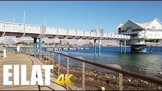 Eilat Israel walking tour 4k 60fps [upl. by Lucio774]