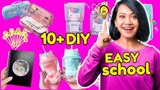 10 DIY SCHOOL SUPPLIES  Back To School Hacks and Crafts backtoschool diy [upl. by Mariann954]