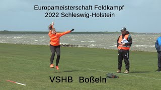 EM 2022 Boßeln VSHB Feldkampf Hollandkugel Juniorinnen und Damen [upl. by Adrian700]