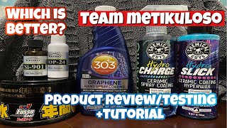 wc is better 303 Graphene nano spray Kisho 901 Fusso coat  Chemical Guys Product review amp tips [upl. by Nelsen]