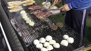 Tasty Sandwich with Melted Mozzarella and Grilled Beef Street Food from Italy [upl. by Annaierb372]