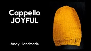 Cappello JOYFUL  ferri circolari [upl. by Skoorb]