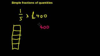 How to Calculate the Fractions of Quantities [upl. by Haliehs]