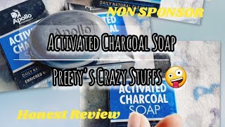 Apollo Activated Charcoal Soap  preetyscrazystuffs  Funny Honest Review [upl. by Fezoj622]