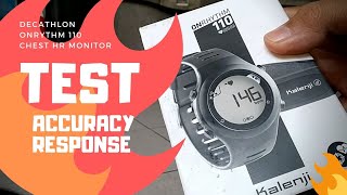 Review  Decathlon Kalenji ONRHYTM 110 HRM test running and HIIT [upl. by Yecaw7]