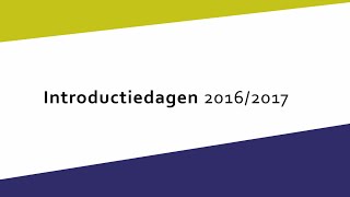 Introductiedagen Driestar College 2016 2017 [upl. by Warford]