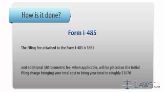 Learn How to Fill the Form I485 Application to Register Permanent Residence or Adjust Status [upl. by Sup805]