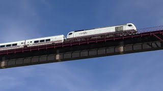 ¿Es un avión ¿Es un monorrail ¡Es el tren volador MadridAlmería MadridAlmería flying train [upl. by Ahsinra]