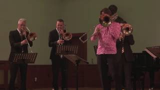 Derek Bourgeois Bone Apart  Brandt Attema amp Szeged Trombone Ensemble [upl. by Jeconiah]