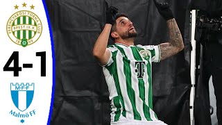 Ferencváros vs Malmö 41 All Goals and Extended Highlights [upl. by Idona]