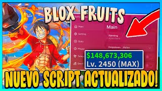 NUEVO HACK  SCRIPT DE BLOX FRUITS PARA PC Y CELULAR  AUTO FARM DEVIL FRUIT FARM Y MÁS [upl. by Aiekram]