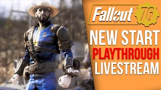 Starting a new Fallout 76 Character in 2019 Gameplay Livestream [upl. by Palm]