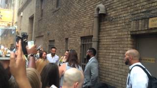 Ramin Karimloo Stage Door Final Show Les Miserables August 30 2015 [upl. by Eelarual]