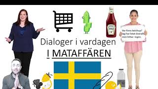 Dialoger i vardagen  I mataffären [upl. by Hank]