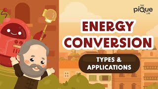 Energy Conversion Types amp Applications  Primary School Science Animation [upl. by Sandy]