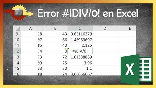 Error ¡DIV0 en Excel  Qué es y cómo solucionarlo [upl. by Llerral334]