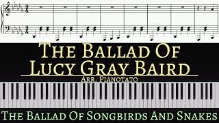 The Ballad of Lucy Gray Baird  The Hunger Games The Ballad of Songbirds amp Snakes  Piano cover [upl. by Nocaed]