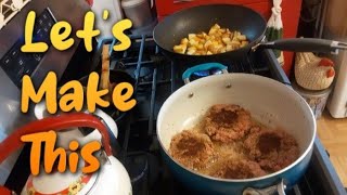 Turkey Burgers and Fried Potatoes [upl. by Plank]