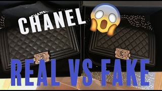 HOW TO SPOT A FAKE CHANEL HANDBAG Chanel Real vs Fake Comparison  Opulent Habits [upl. by Ellevehc176]