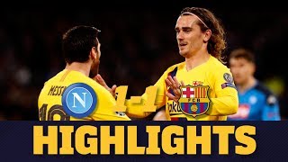 HIGHLIGHTS  Napoli 11 FC Barcelona [upl. by Larena199]