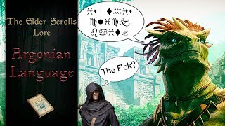 The Argonian Language Jel  The Elder Scrolls Lore [upl. by Nylrahs64]